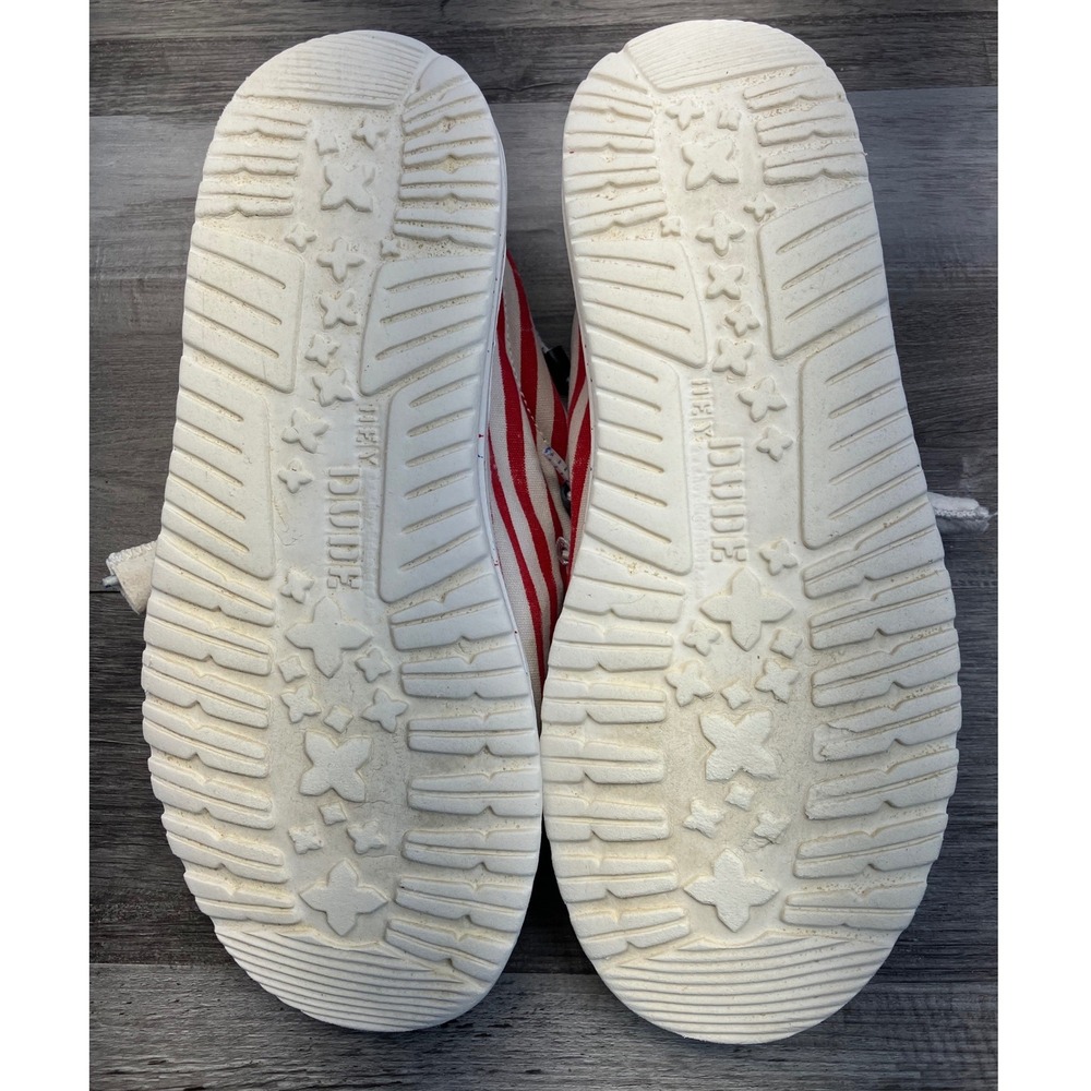 Hey Dude Wally Stars N Stripes Patriotic American Flag Loafers Mens 7 Womens 9 - Picture 6 of 7